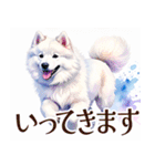 大人可愛い敬語サモエドスタンプ（個別スタンプ：4）