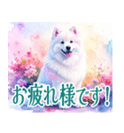 大人可愛い敬語サモエドスタンプ（個別スタンプ：10）