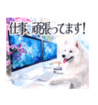大人可愛い敬語サモエドスタンプ（個別スタンプ：17）