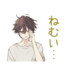 ゆるシャツ男子ののんびりおうち時間（個別スタンプ：19）