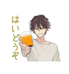 ゆるシャツ男子ののんびりおうち時間（個別スタンプ：27）