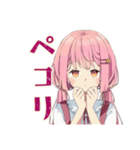 ふんわりかわいい女の子の毎日挨拶（個別スタンプ：29）