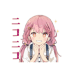 ふんわりかわいい女の子の毎日挨拶（個別スタンプ：40）