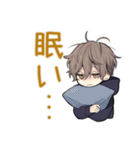 週末★ひきこもりちびパーカーくん（個別スタンプ：13）