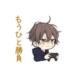 週末★ひきこもりちびパーカーくん（個別スタンプ：22）
