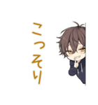 週末★ひきこもりちびパーカーくん（個別スタンプ：25）