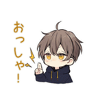 週末★ひきこもりちびパーカーくん（個別スタンプ：26）