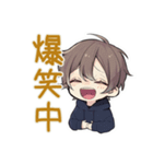 週末★ひきこもりちびパーカーくん（個別スタンプ：28）