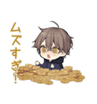 週末★ひきこもりちびパーカーくん（個別スタンプ：36）