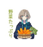 クールな女子の節約ごはん★（個別スタンプ：18）