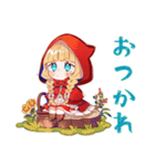 赤ずきんのメルヘン旅行記♡（個別スタンプ：10）
