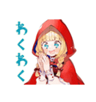 赤ずきんのメルヘン旅行記♡（個別スタンプ：14）