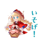 赤ずきんのメルヘン旅行記♡（個別スタンプ：31）