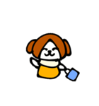 うちのぬいぐるみ わんこ（個別スタンプ：4）