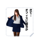 オフィスで働くオネーサンMSG02（個別スタンプ：1）
