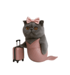 珍しい品種のマーメイドキャット （NT）（個別スタンプ：8）
