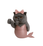 珍しい品種のマーメイドキャット （NT）（個別スタンプ：11）