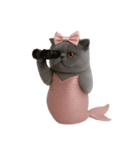 珍しい品種のマーメイドキャット （NT）（個別スタンプ：20）