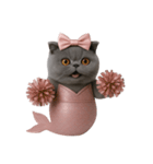 珍しい品種のマーメイドキャット （NT）（個別スタンプ：31）