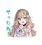 ふんわり女子の夏休み♡（個別スタンプ：3）
