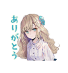 ふんわり女子の夏休み♡（個別スタンプ：8）