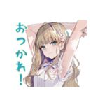 ふんわり女子の夏休み♡（個別スタンプ：9）