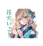 ふんわり女子の夏休み♡（個別スタンプ：11）