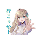 ふんわり女子の夏休み♡（個別スタンプ：25）