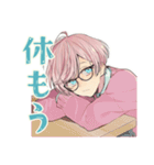 ゆめかわ男子★夏バテでダウン（個別スタンプ：9）