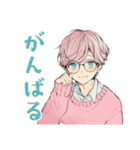 ゆめかわ男子★夏バテでダウン（個別スタンプ：16）