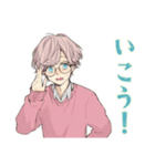 ゆめかわ男子★夏バテでダウン（個別スタンプ：34）