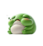 カエルは今日は死んだふりだけしたい（個別スタンプ：15）