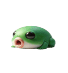 カエルは今日は死んだふりだけしたい（個別スタンプ：24）