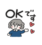 ふわもふ♡リトルガール【敬語】（個別スタンプ：1）