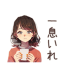 ちょうどいい女性のヨガ日常♡（個別スタンプ：22）