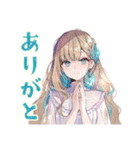 旅行好きなふんわり女子♡（個別スタンプ：3）