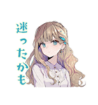 旅行好きなふんわり女子♡（個別スタンプ：18）