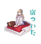 旅行好きなふんわり女子♡（個別スタンプ：19）