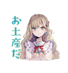 旅行好きなふんわり女子♡（個別スタンプ：25）