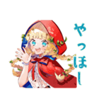 森で避暑★涼しい赤ずきん（個別スタンプ：2）