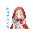森で避暑★涼しい赤ずきん（個別スタンプ：38）