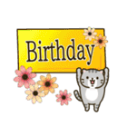 誕生日＆イベント(英語Ver)（個別スタンプ：12）