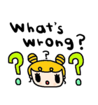 nenerin日常会話スタンプ355英語気遣い修正（個別スタンプ：34）