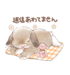 日常使い「垂れ耳うさぎ」スタンプ（個別スタンプ：8）