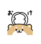 まんまるシカ（文字付き）（個別スタンプ：15）