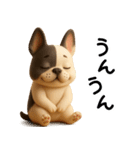 【3D】フレンチブルドック（個別スタンプ：8）