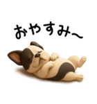 【3D】フレンチブルドック（個別スタンプ：28）