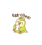 コザクラインコpistàcchio日常アニメ（個別スタンプ：3）
