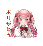 自撮り大好き★ラブリーな女の子（個別スタンプ：3）