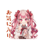 自撮り大好き★ラブリーな女の子（個別スタンプ：17）